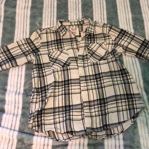 White and black flannel from target